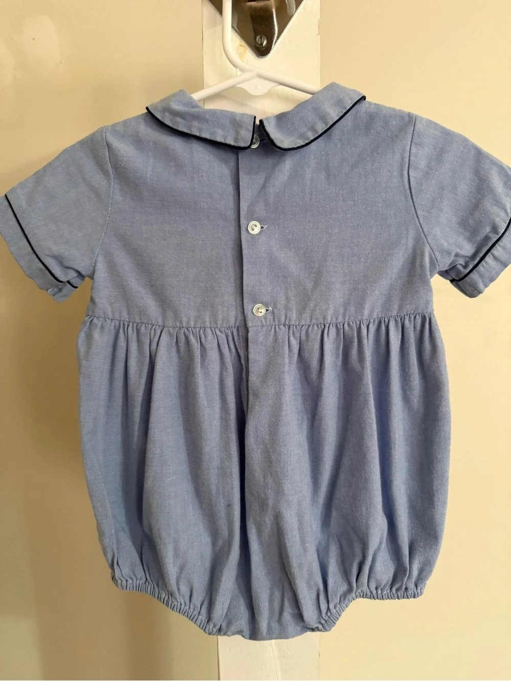 Carriage Boutiques Smocked Train Bubble Romper
